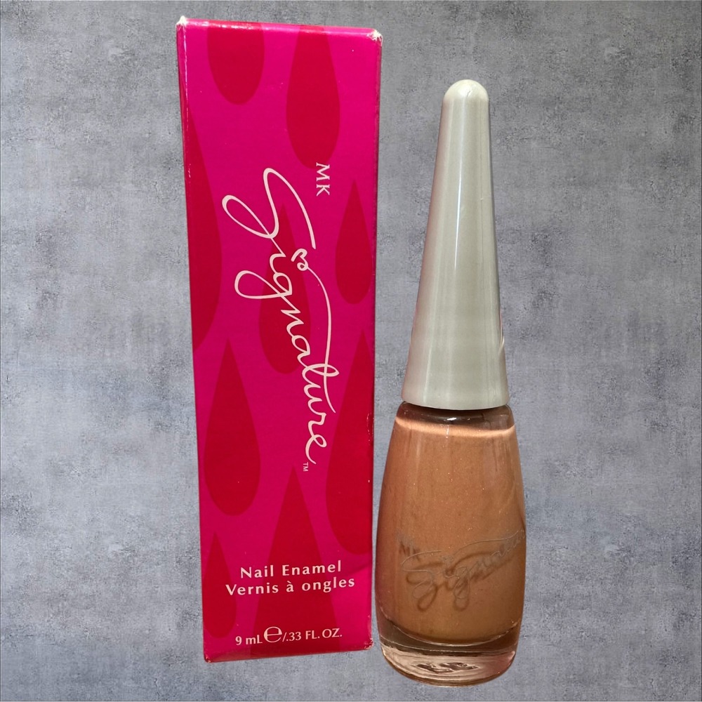 Mary Kay MK Signature Nail Enamel Moonlit Pink 857800 0.33oz New Box VTG 06/07‎